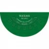 Tapis De "BLACK JACK XL" Vert - 200 X 100 Cm - Jersey Néoprène - Demi-lune