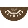 Tapis De "BLACK JACK XL" Marron - 200 X 100 Cm - Jersey Néoprène - Demi-lune
