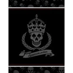 Tapis De Poker "AGRESSIVE POKER" - Rectangulaire - 3 Tailles - 0/8/10 Places - Jersey Néoprène -Cartes Production tapis de boule 130 x 80 cm 10