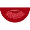 Tapis De "CHUCK A LUCK ROUGE" - 140 X 70 Cm - Jersey Néoprène - Demi-lune - 4 Couleurs