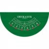Tapis De "CHUCK A LUCK VERT" - 140 X 70 Cm - Jersey Néoprène - Demi-lune - 4 Couleurs
