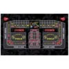 Tapis De Craps "CLASSIC NOIR" - 130 X 80 Cm - Jersey Néoprène