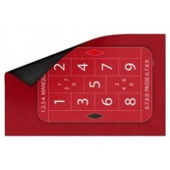 Tapis De Jeu De "LA BOULE ROUGE" - 130 X 80 Cm - Jersey Néoprène - 4 Couleurs -Cartes Production tapis de jeu de la boule rouge 130 x 80 cm jersey neoprene 4 couleurs 2