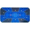 Tapis De Poker "ARABESQUE" - Rectangulaire - 180 X 90 Cm - 10 Places - Feutrine Néoprène