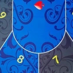 Tapis De Poker "ARABESQUE" - Rectangulaire - 180 X 90 Cm - 10 Places - Feutrine Néoprène -Cartes Production tapis de poker arabesque rectangulaire 180 x 90 cm 10 places feutrine neoprene 4