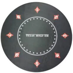 Tapis De Poker "ÉCLIPSE" - Rond - 90 Cm - 8 Places - Jersey Néoprène