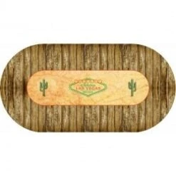 Tapis De Poker "LAS VEGAS ORIGINS" - Ovale - 3 Tailles - 0/8/10 Places - Jersey Néoprène