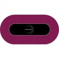 Tapis De Poker "LUNA PURE PLAYER" - Ovale - 3 Tailles - 0/8/10 Places - Ovale - Jersey Néoprène