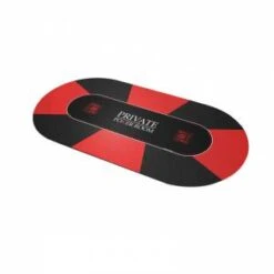 Tapis De Poker "PRIVATE POKER" - Ovale - 8/10 Places - 3 Tailles - Jersey Néoprène -Cartes Production tapis de poker private poker ovale 810 places 180 x 90 cm jersey neoprene 3