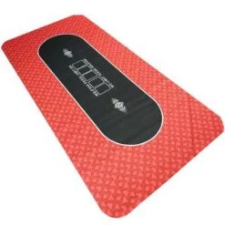 Tapis De Poker "NO LIMIT UNI" - Rectangulaire - 180 X 90 Cm - 10 Places - Jersey Néoprène -Cartes Production tapis de poker rectangulaire en jersey neoprene no limit 90 180 cm 10 joueurs 10