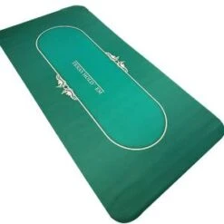 Tapis De Poker "HOLD EM" - Rectangulaire - 180 X 90 Cm - 10 Places - Jersey Néoprène -Cartes Production tapis de poker rectangulaire en jersey neoprene no limit 90 180 cm 10 joueurs 13