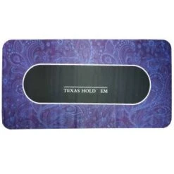 Tapis De Poker "FLORÉAL" - Rectangulaire - 180 X 90 Cm - 10 Places - Jersey Néoprène