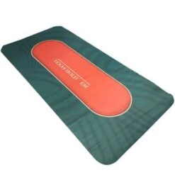 Tapis De Poker "LEAF" - Rectangulaire - 180 X 90 Cm - 10 Places - Jersey Néoprène -Cartes Production tapis de poker rectangulaire en jersey neoprene no limit 90 180 cm 10 joueurs 7