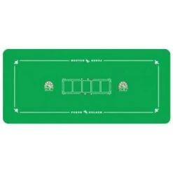 Tapis De Poker "STUDSON" En Jersey Néoprène – 126x57cm -pour 6 à 8 Joueurs – Avec Ligne De Bet Et Emplacement Pour Le Flop
