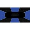 Tapis De Poker "TEXAS HOLDEM BLEU" - Rectangulaire - 3 Tailles - 8/10 Joueurs - Jersey Néoprène