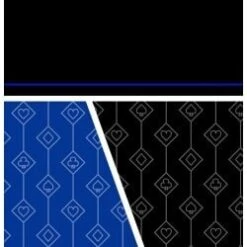 Tapis De Poker "TEXAS HOLDEM BLEU" - Ovale - 3 Tailles - 8/10 Joueurs - Jersey Néoprène -Cartes Production tapis de poker texas holdem ovale 180 x 90 cm 0810 joueurs jersey neoprene 16