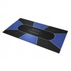 Tapis De Poker "TEXAS HOLDEM BLEU" - Rectangulaire - 3 Tailles - 8/10 Joueurs - Jersey Néoprène -Cartes Production tapis de poker texas holdem ovale 180 x 90 cm 0810 joueurs jersey neoprene 2