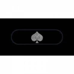 Tapis De Poker "TYPO SPADE" - Rectangulaire - 3 Tailles - 0/8/10 Places - Jersey Néoprène