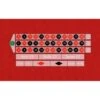Tapis De "ROULETTE ANGLAISE ROUGE" - 130 X 80 Cm - Rectangulaire - Jersey Néoprène