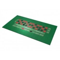 Tapis De "ROULETTE ANGLAISE VERTE" - 130 X 80 Cm - Rectangulaire - Jersey Néoprène -Cartes Production tapis de roulette anglaise verte 130 x 80 cm rectangulaire jersey neoprene 1