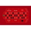 Tapis De Roulette Française "CLASSIC ROUGE" - 130 X 80 Cm - Rectangulaire - Jersey Néoprène