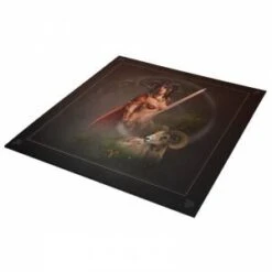 Cartes Production -Cartes Production tapis de taromancie astro belier jersey neoprene carre 80 x 80 cm 3