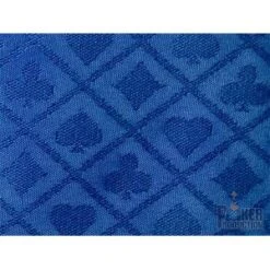 Tissu Pour Table De Poker "SUITED BLEU"– Glisse Parfaite – Très Résistant – En Polyester