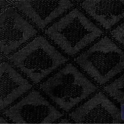 Tissu Pour Table De Poker "SUITED NOIR"– Glisse Parfaite – Très Résistant – En Polyester