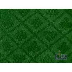 Tissu Pour Table De Poker "SUITED VERT"– Glisse Parfaite – Très Résistant – En Polyester