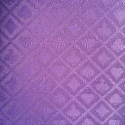 Tissu Pour Table De Poker "SUITED VIOLET"– Glisse Parfaite – Très Résistant – En Polyester