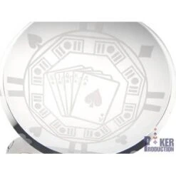 Trophée De Poker Las Vegas – En Verre - 22cm De Haut -Cartes Production trophee de poker las vegas en verre 22cm de haut 3