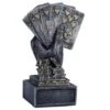 Trophée De Poker "ROYAL FLUSH" En Résine
